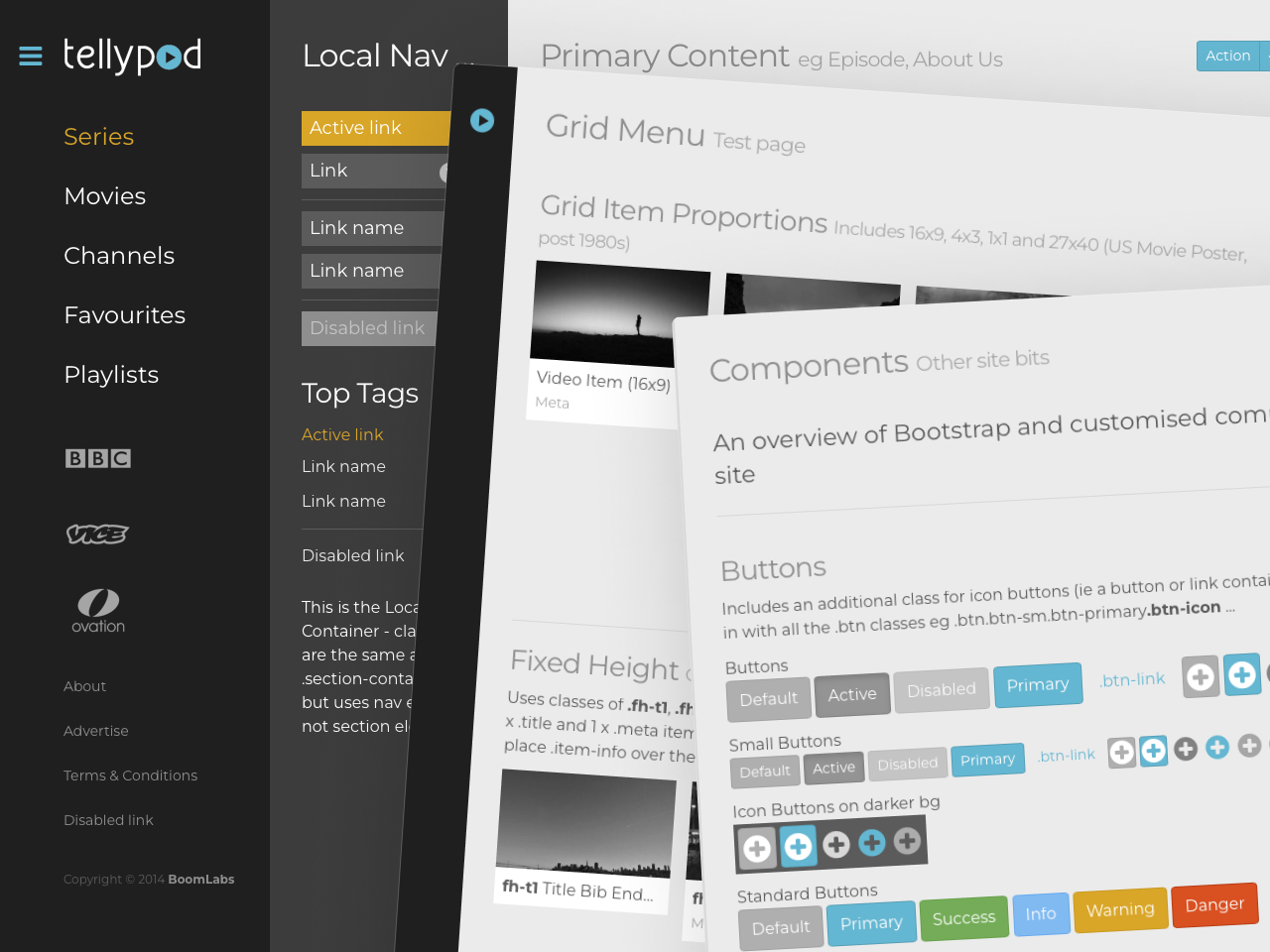 Tellypod style and markup guide