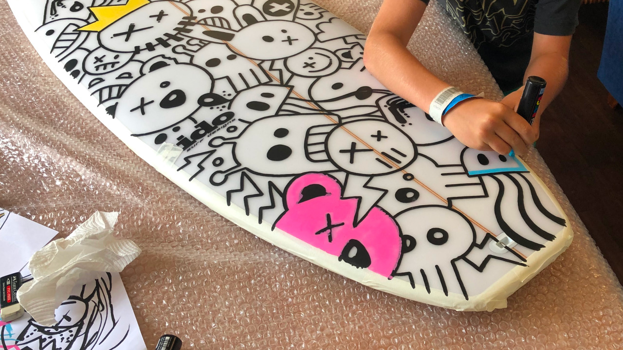 Luca at work